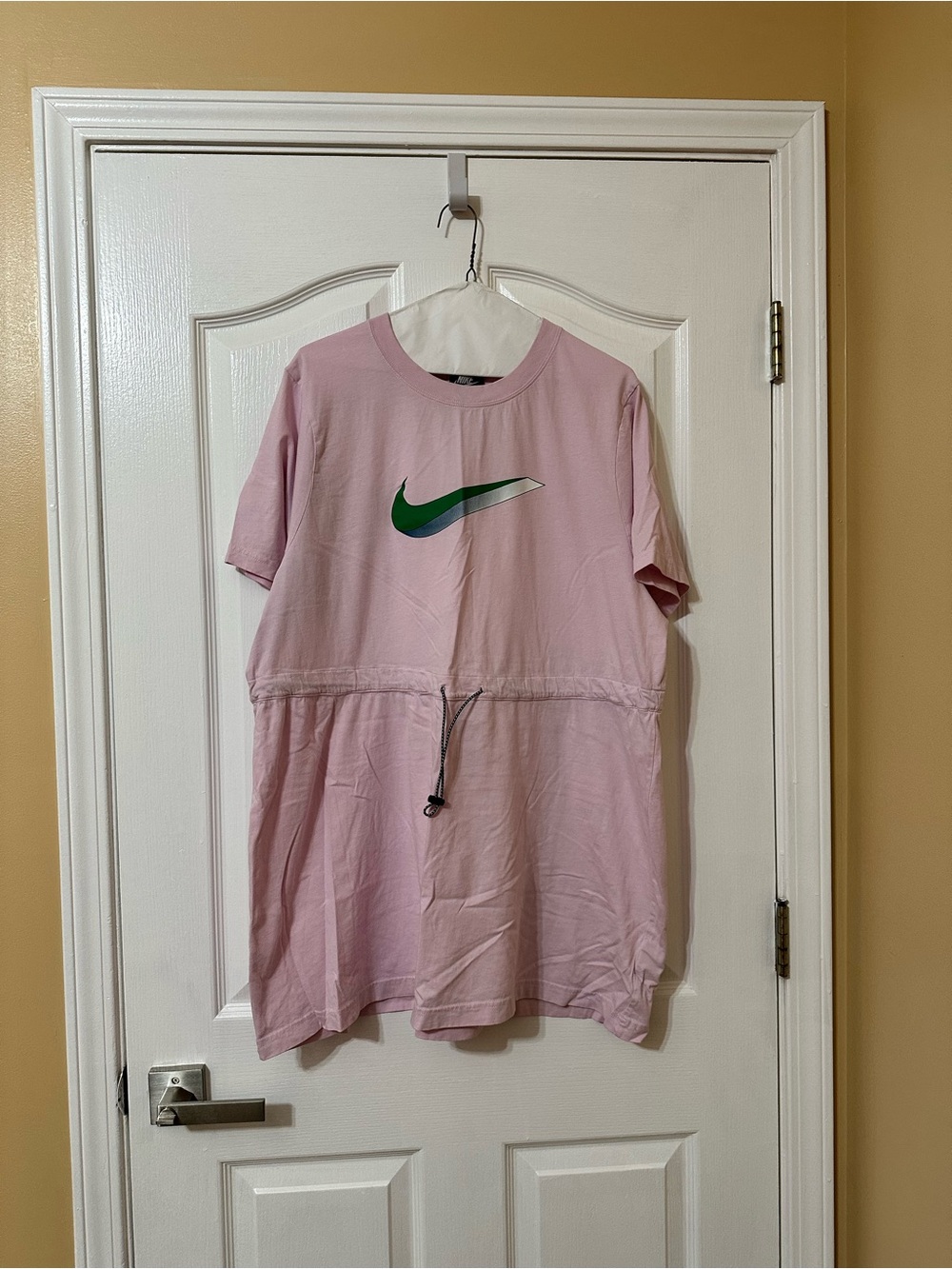 Nike Light Pink Tee with Black Logo